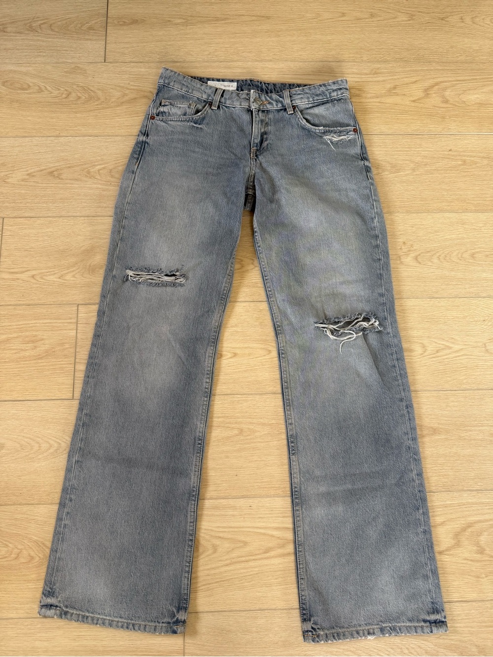 Zara ripped jeans